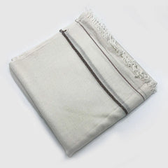 White Pashmina Shawl - Softness and Elegance