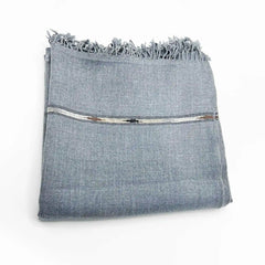 Australian Wool Grey Shawl - Warmth and Elegance in a Classic Hue