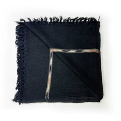 Australian Wool Black Shawl - Pure Elegance and Versatility