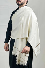White Pashmina Shawl - Softness and Elegance