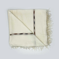 Urbun Wool Special Shawl - Pure and Classic White